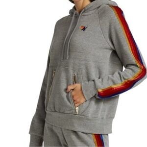 Gray aviator nation hoodie size small